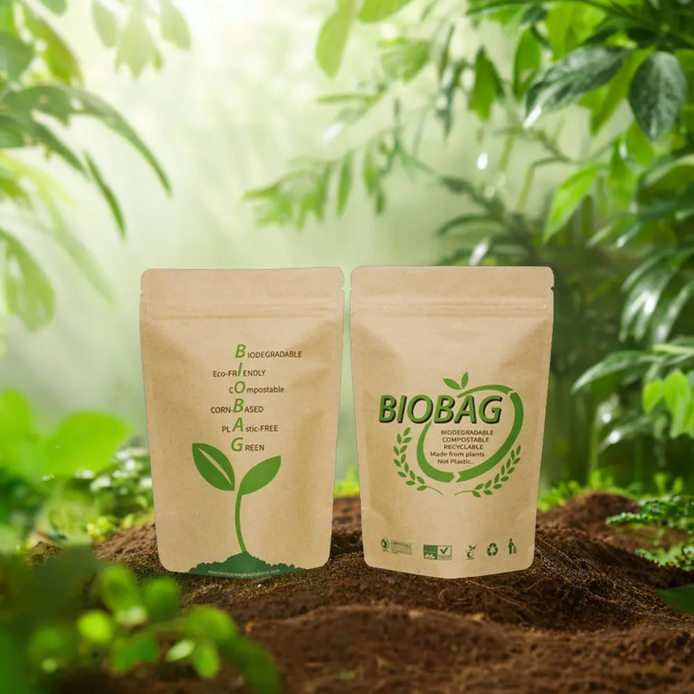 sacs d'emballage compostables en gros