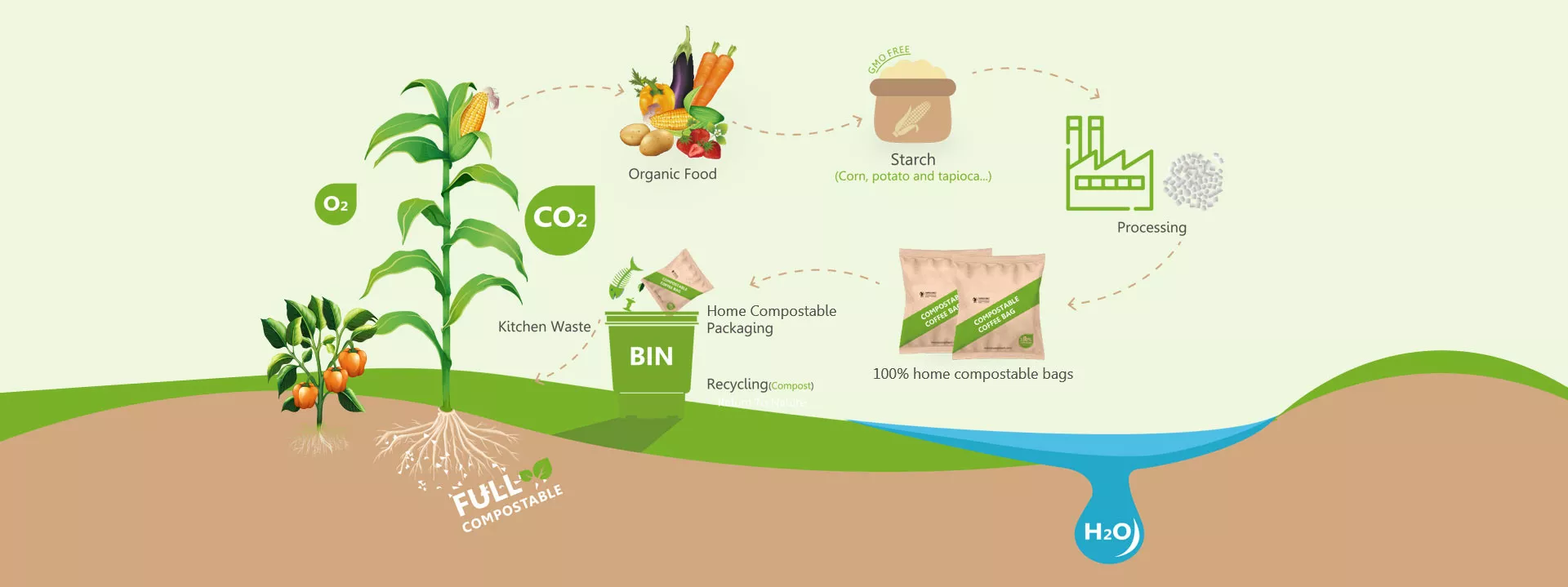 compostable process