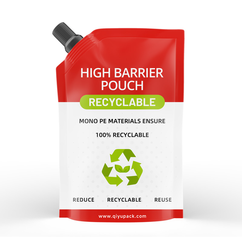 recyclable spout pouch