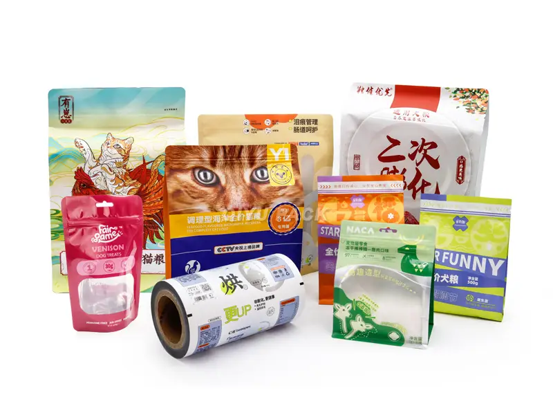 custom pet food packaging bags supplier