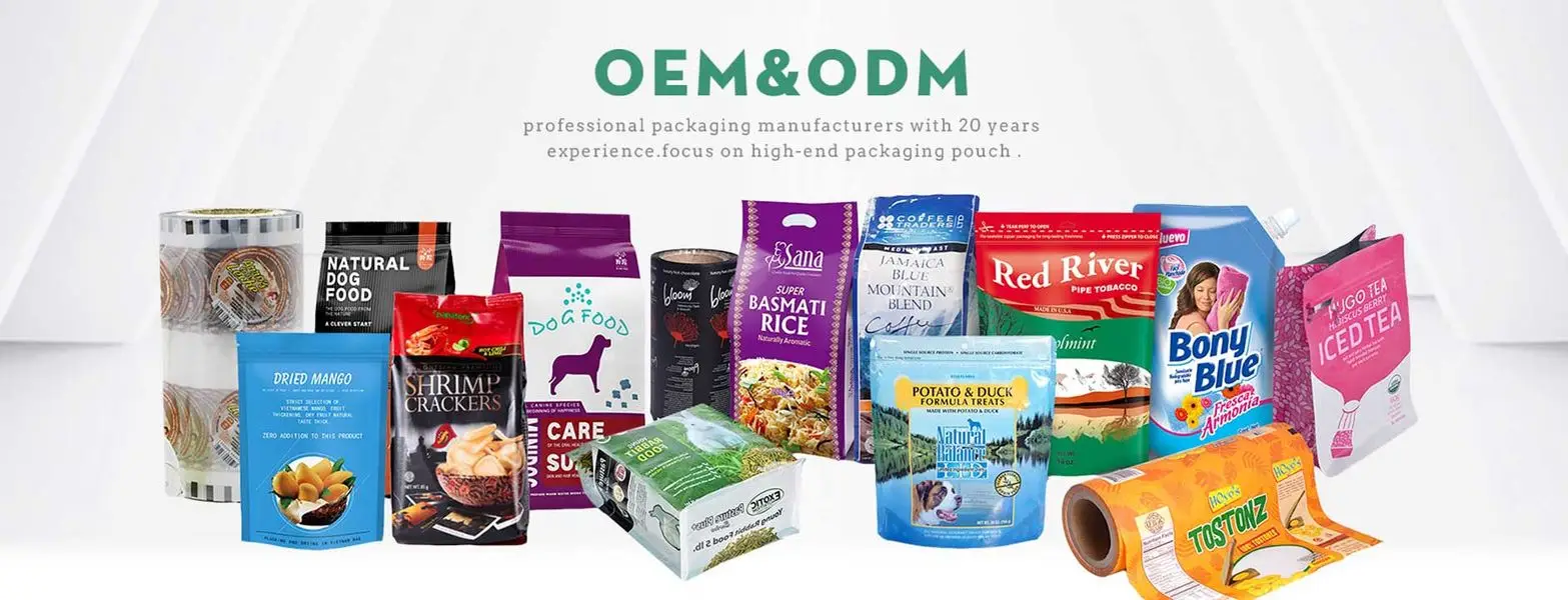 OEM flexible packaging bags service