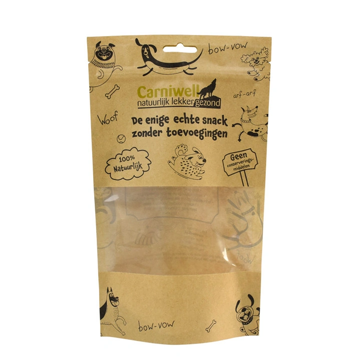 Compostable Kraft pet food bag