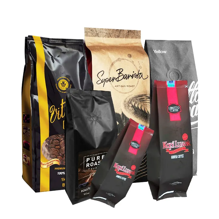 gusset coffee bags printing