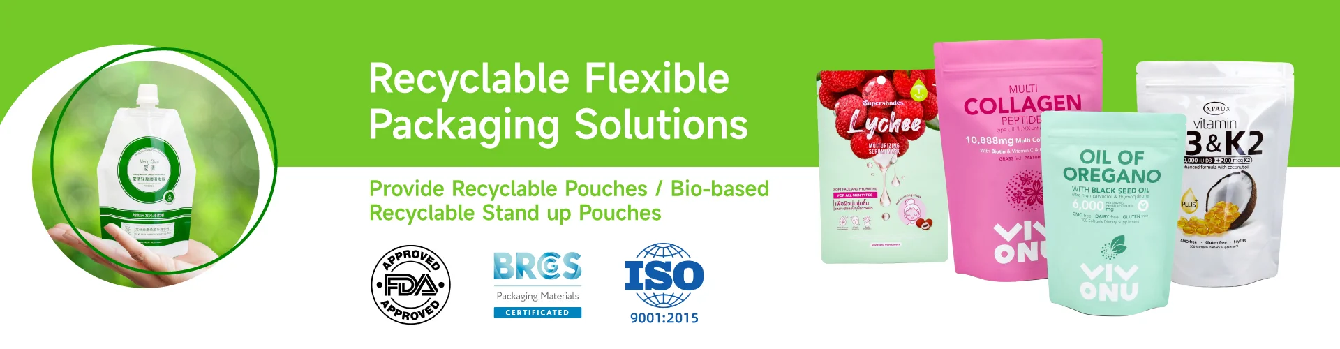 recyclable pouches solution