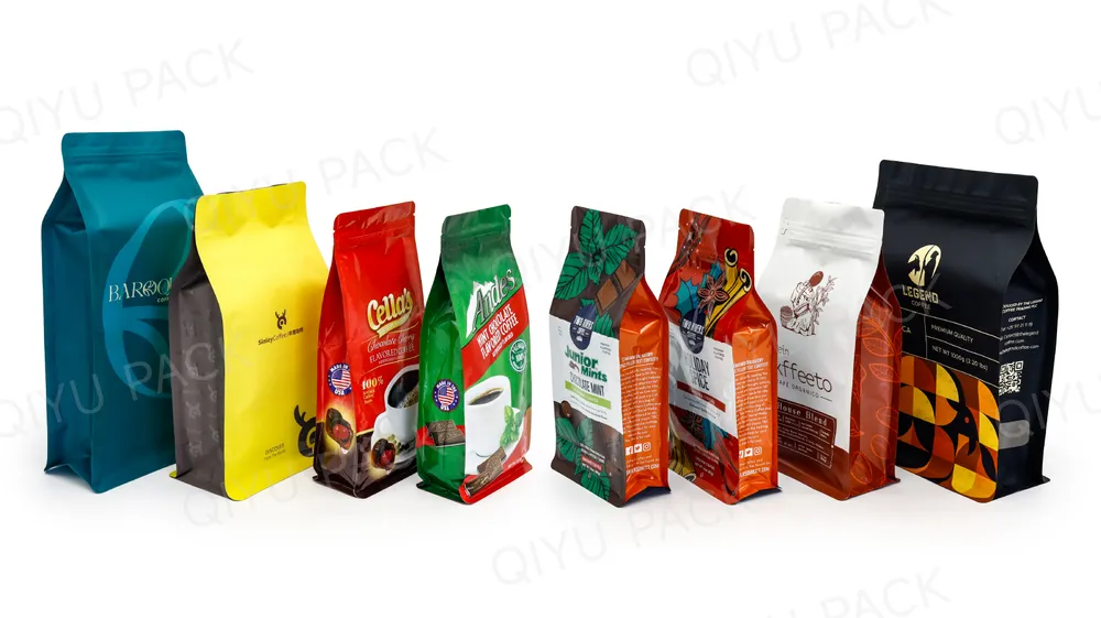 Flat bottom coffee bag