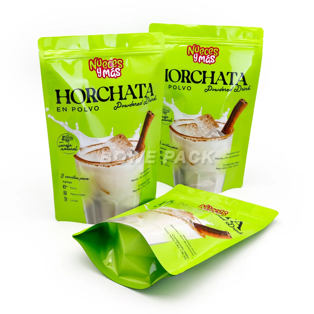 stand up pouch with zipper