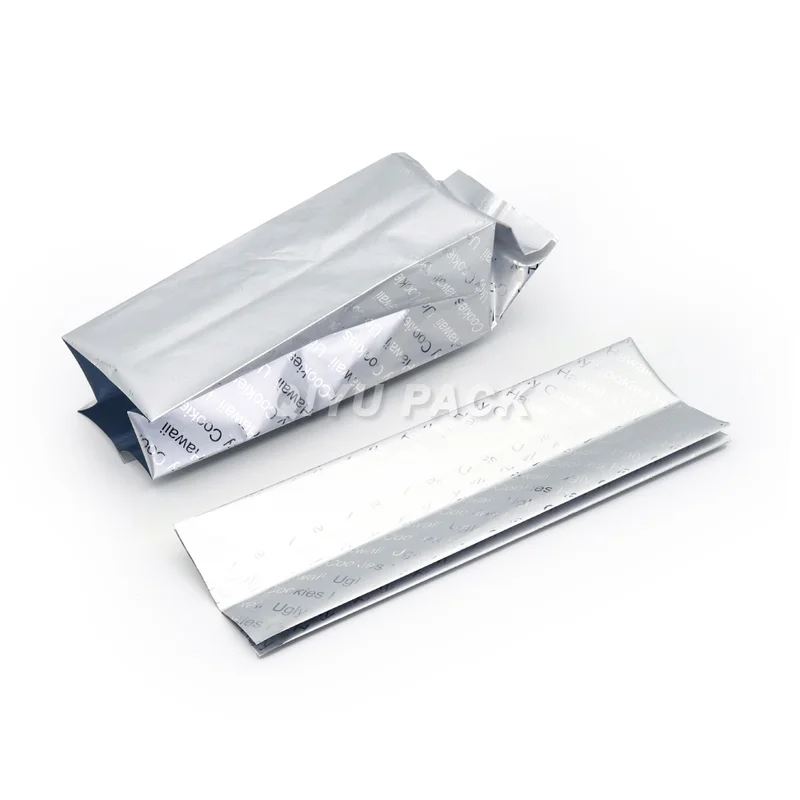 bolsas con fuelle lateral metalizado