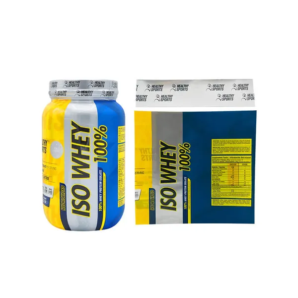 Sleeve Label for Whey Protein Powder Bottle